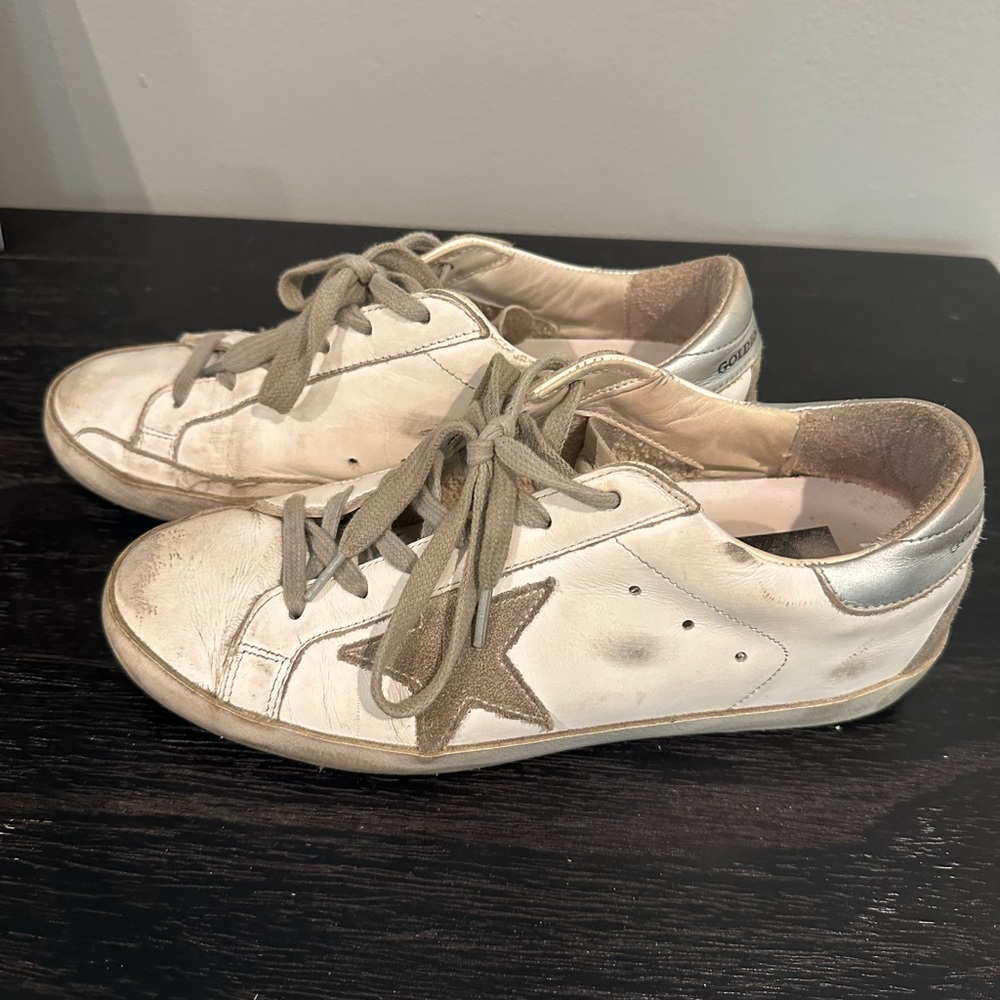 Golden Goose White Classic Sneakers